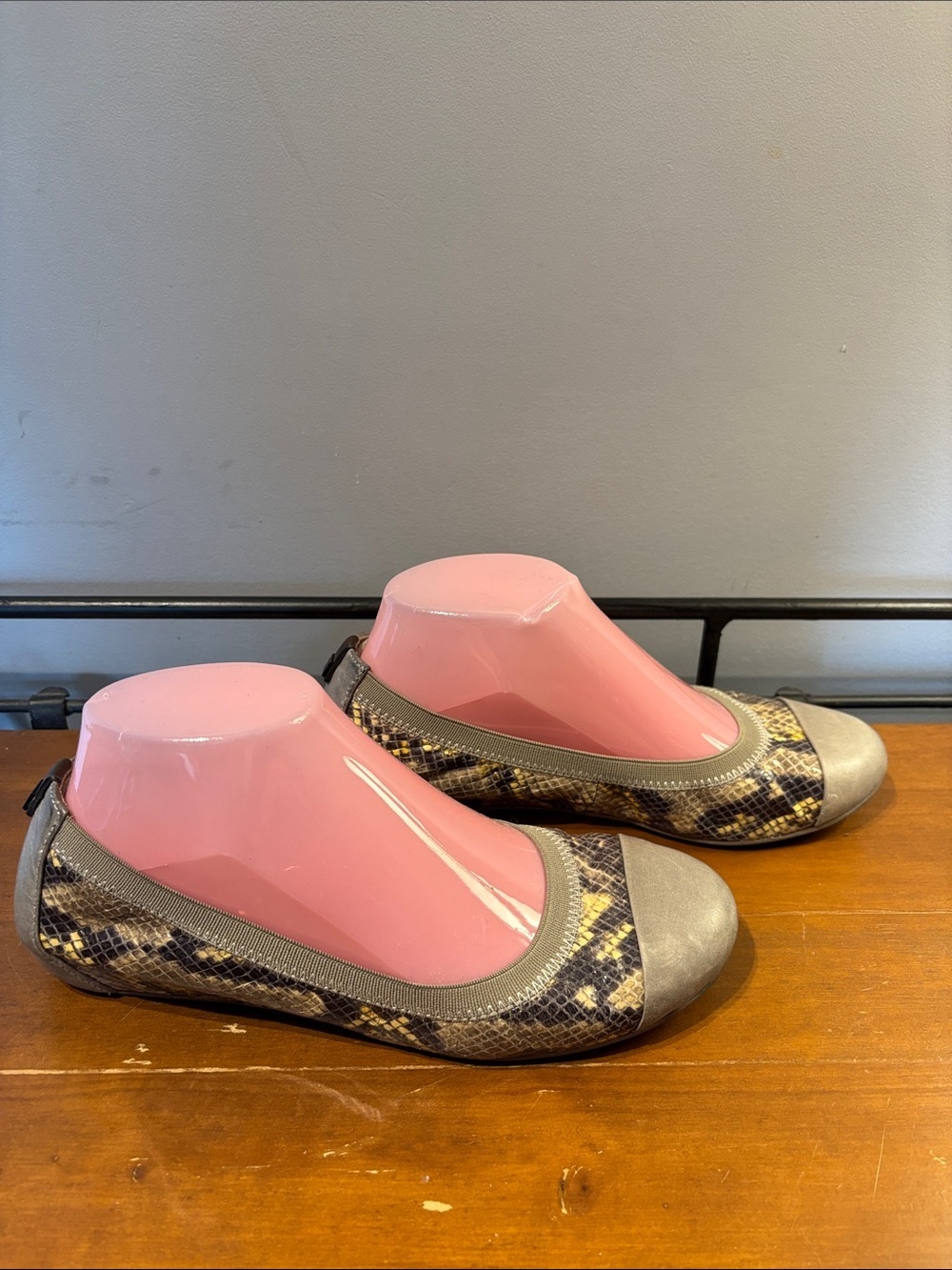 Rudsak Snakeskin Leather Ballet Shoe - Picture 2 of 11
